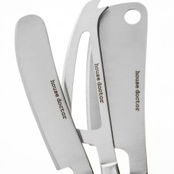 House Doctor Cheese Osteknive S�lvfinish