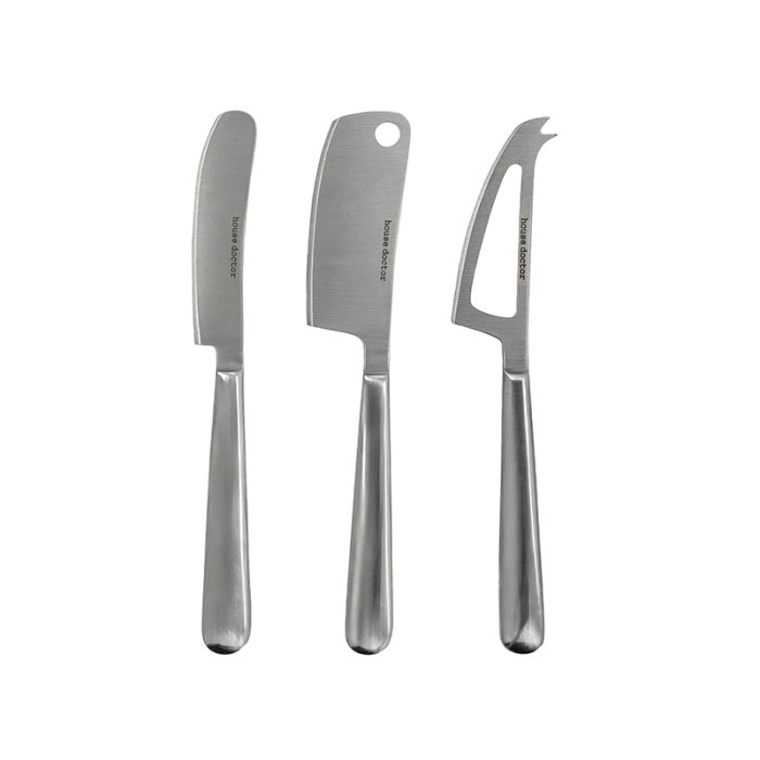 House Doctor Cheese Osteknive S�lvfinish