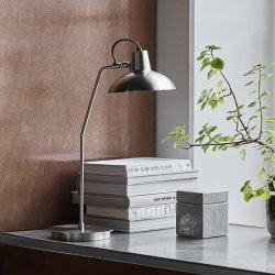 House Doctor Desk Bordlampe B�rstet S�lvfinish