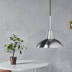 House Doctor Desk Pendel Lampe B�rstet S�lvfinish