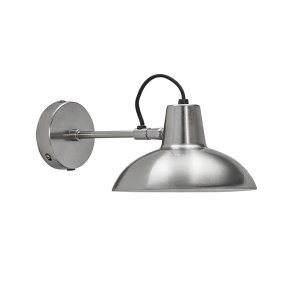 House Doctor Desk V�glampe m/ Synlig Ledning B�rstet S�lvfinish