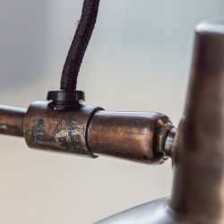 House Doctor Desk Vglampe - Synlig ledning - Antik Brun