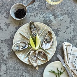 House Doctor Diva Serveringsfad Lysebl