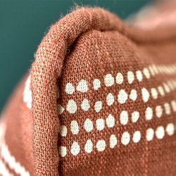 House Doctor Dotti Pudebetrk 60x40 cm Terracotta