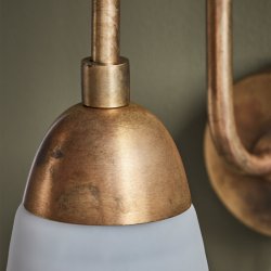 House Doctor Drop Vglampe Antik Messingfinish
