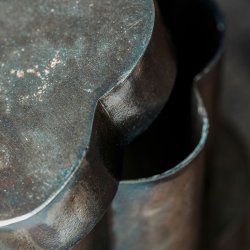 House Doctor Floda Opbevaringskasser med Lg - 2 stk. - Antik Brun