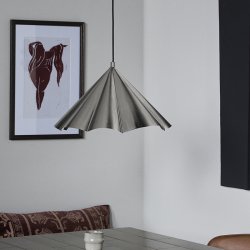 House Doctor Flola Pendel Lampe B�rstet S�lvfinish
