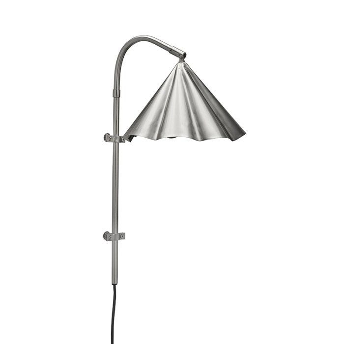 House Doctor Flola V�glampe m/ Stang B�rstet S�lvfinish