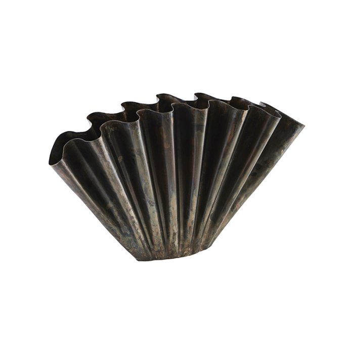 House Doctor Flood Vase Bred Antik Brun