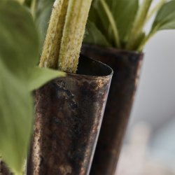 House Doctor Flood Vase m/ Fod Antik Brun