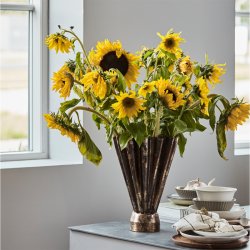 House Doctor Flood Vase m/ Fod Antik Brun