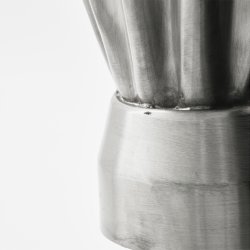 House Doctor Flood Vase m/ Fod B�rstet S�lvfinish