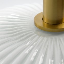 House Doctor Fort Lampe Antik Messingfinish/R�hvid