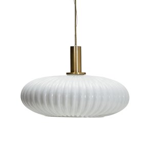 House Doctor Fort Lampe Antik Messingfinish/R�hvid