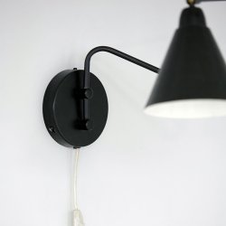 House Doctor Game V�glampe - Sort - Stor