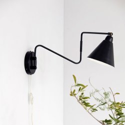 House Doctor Game V�glampe - Sort - Stor