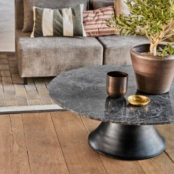 House Doctor Gaya Sofabord Brun Marmor