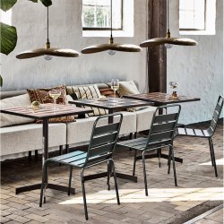 House Doctor Geometric Cafbord Brun/Bl