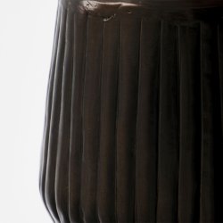 House Doctor Groove Vase Antikbrun