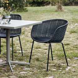 House Doctor Hapur Lnestol Stol Sort