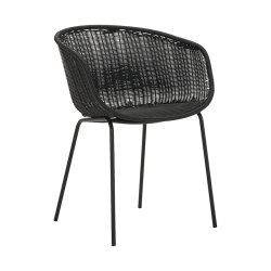 House Doctor Hapur Lnestol Stol Sort