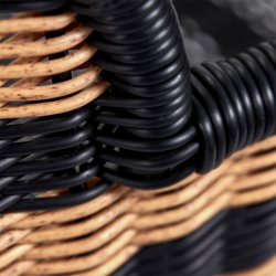 House Doctor Hapur Loungestol Natur/Sort