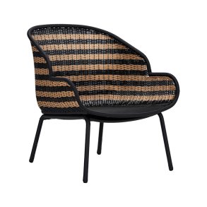 House Doctor Hapur Loungestol Natur/Sort