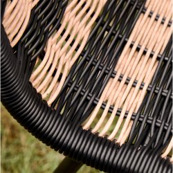 House Doctor Hapur Stol Natur/Sort