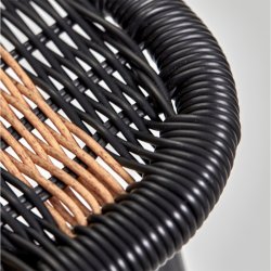 House Doctor Hapur Stol Natur/Sort