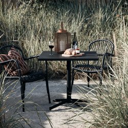 House Doctor Helo Havebord m/ Vippebordplade Firkantet Sort