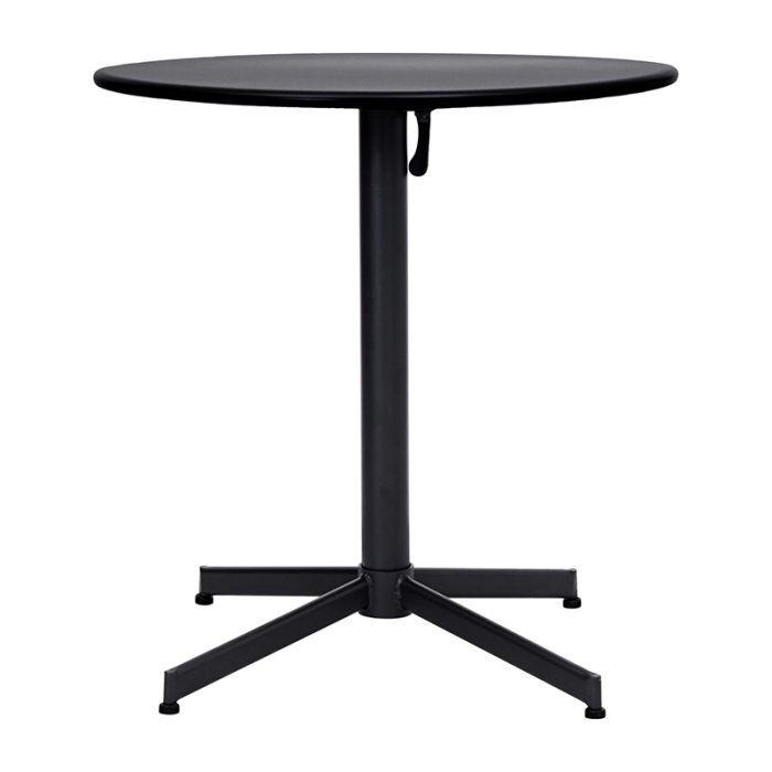 House Doctor Helo Havebord m/ Vippebordplade Rund Sort Hj