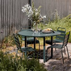 House Doctor Helo Havebord Rund Grn Hj