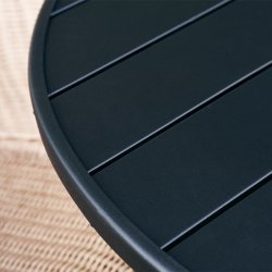 House Doctor Helo Havebord Rund Sort Hj