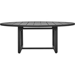 House Doctor Helo Havebord Rund Sort Lav