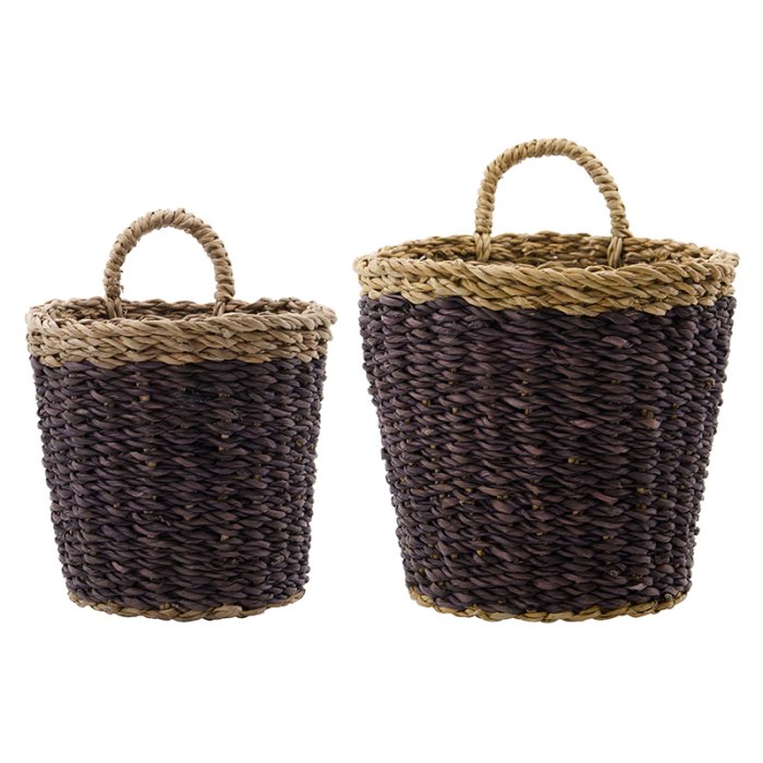 House Doctor Here Kurv 2 stk. Blomme/Natural