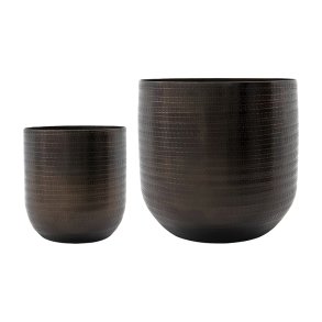 House Doctor Irene Urtepotte 2 stk. Antik brun