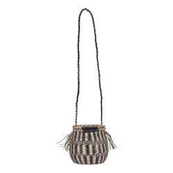 House Doctor Isa Opbevaringskurv Natur/Sort