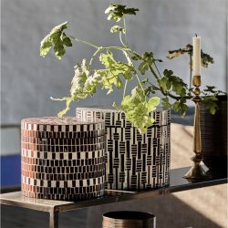 House Doctor Lango Opbevaringsbokse 2 stk. Brun/Natur