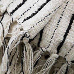 House Doctor Lines Plaid Sort/R�hvid