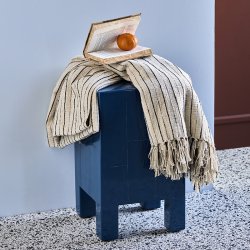 House Doctor Lines Plaid Sort/R�hvid