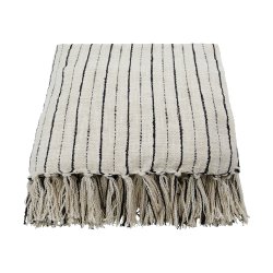 House Doctor Lines Plaid Sort/R�hvid