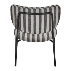 House Doctor Longa Loungestol Sort/Hvid