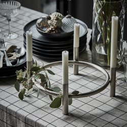 House Doctor Maxi Advent Lysestage Antik S�lvfinish