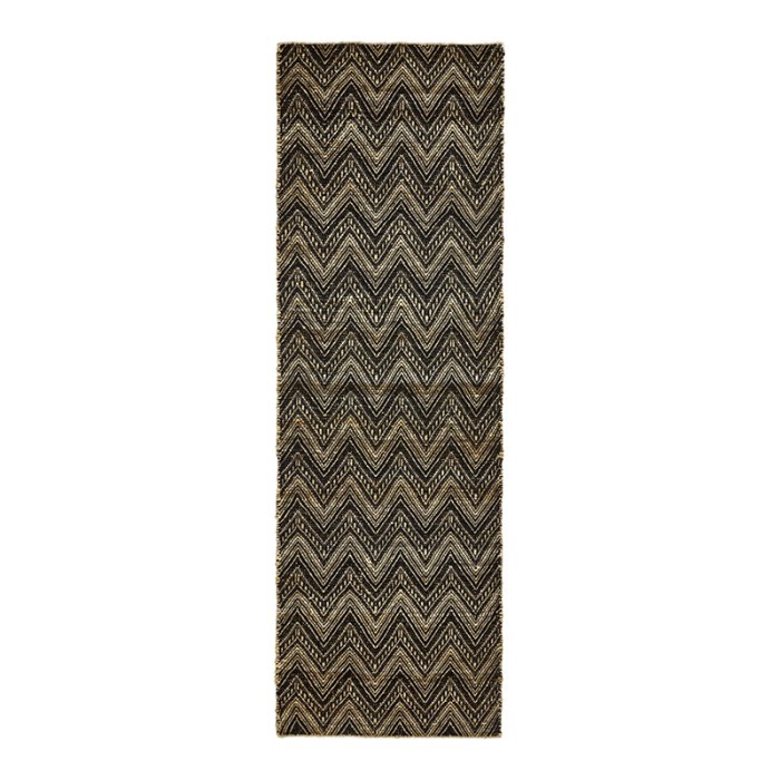 House Doctor Monta Lber 260x83 cm Natur/Sort
