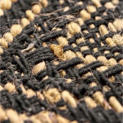 House Doctor Monta Tppe 130x83 cm Natur/Sort