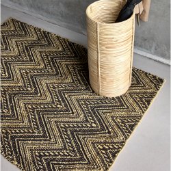 House Doctor Monta Tppe 130x83 cm Natur/Sort