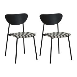 House Doctor Must Stole Sort/Hvid 2 stk. 