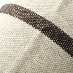 House Doctor Nula Pudebetrk 50x50 cm Mrkebrun