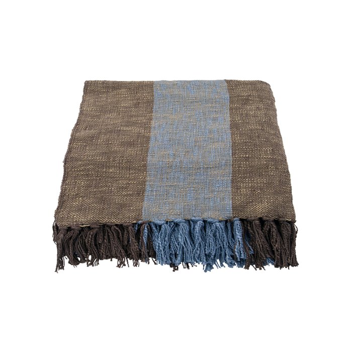 House Doctor Ponra Plaid Brun/Lysebl�