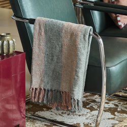 House Doctor Ponra Plaid Kakifarvet/Br�ndt R�d